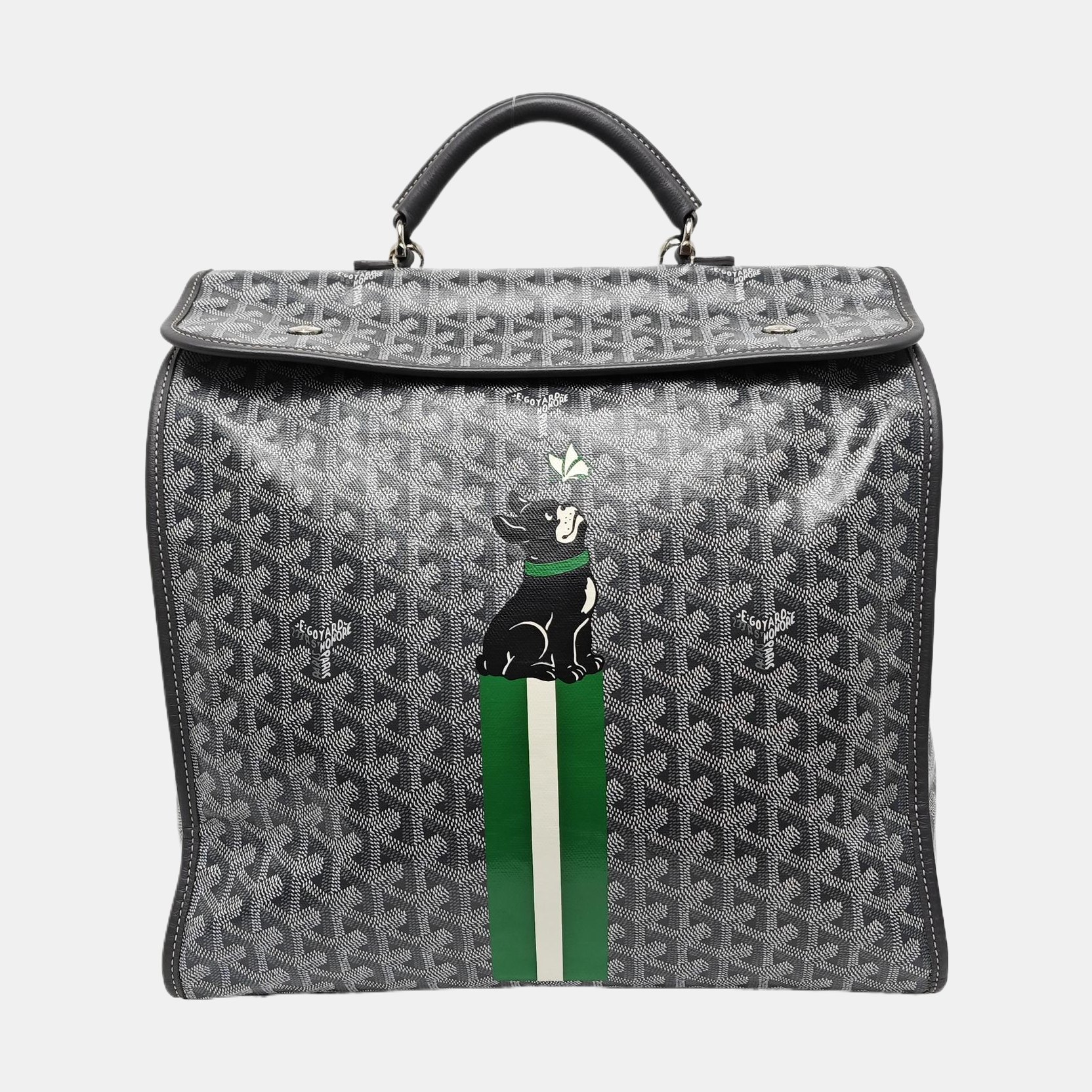 Saint Léger Coated Canvas Gray
