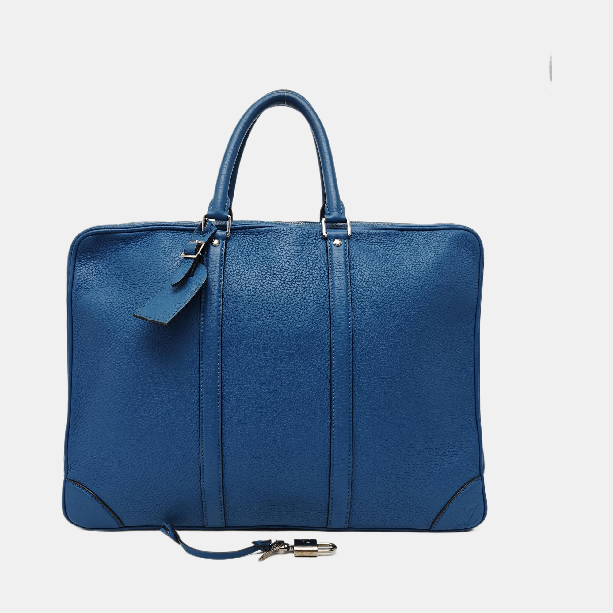 PORTE-DOCUMENTS Calfskin Blue