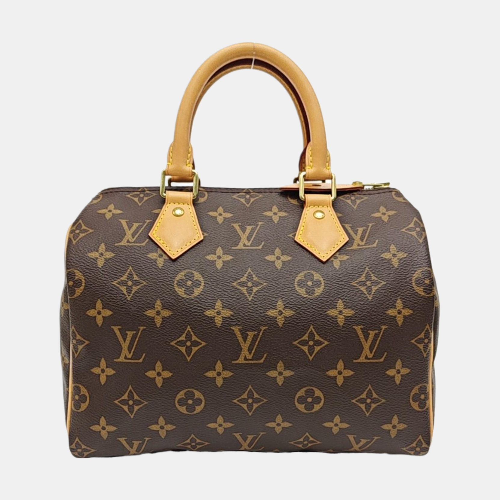 SPEEDY 25 Monogram Coated Canvas Brown