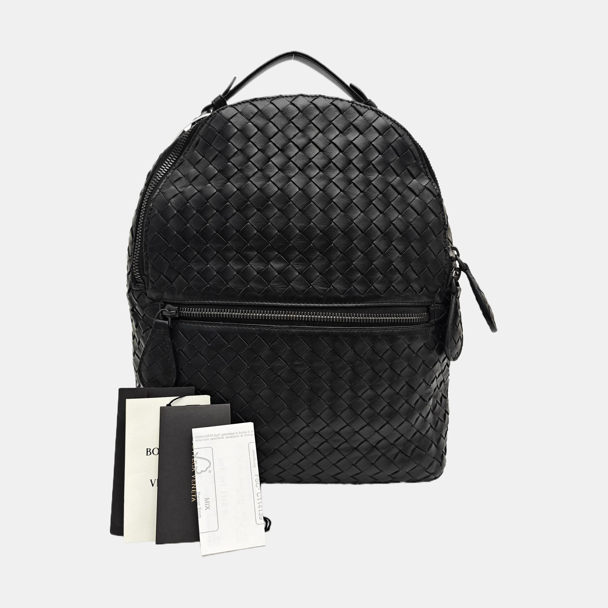 Calfskin Backpack Black