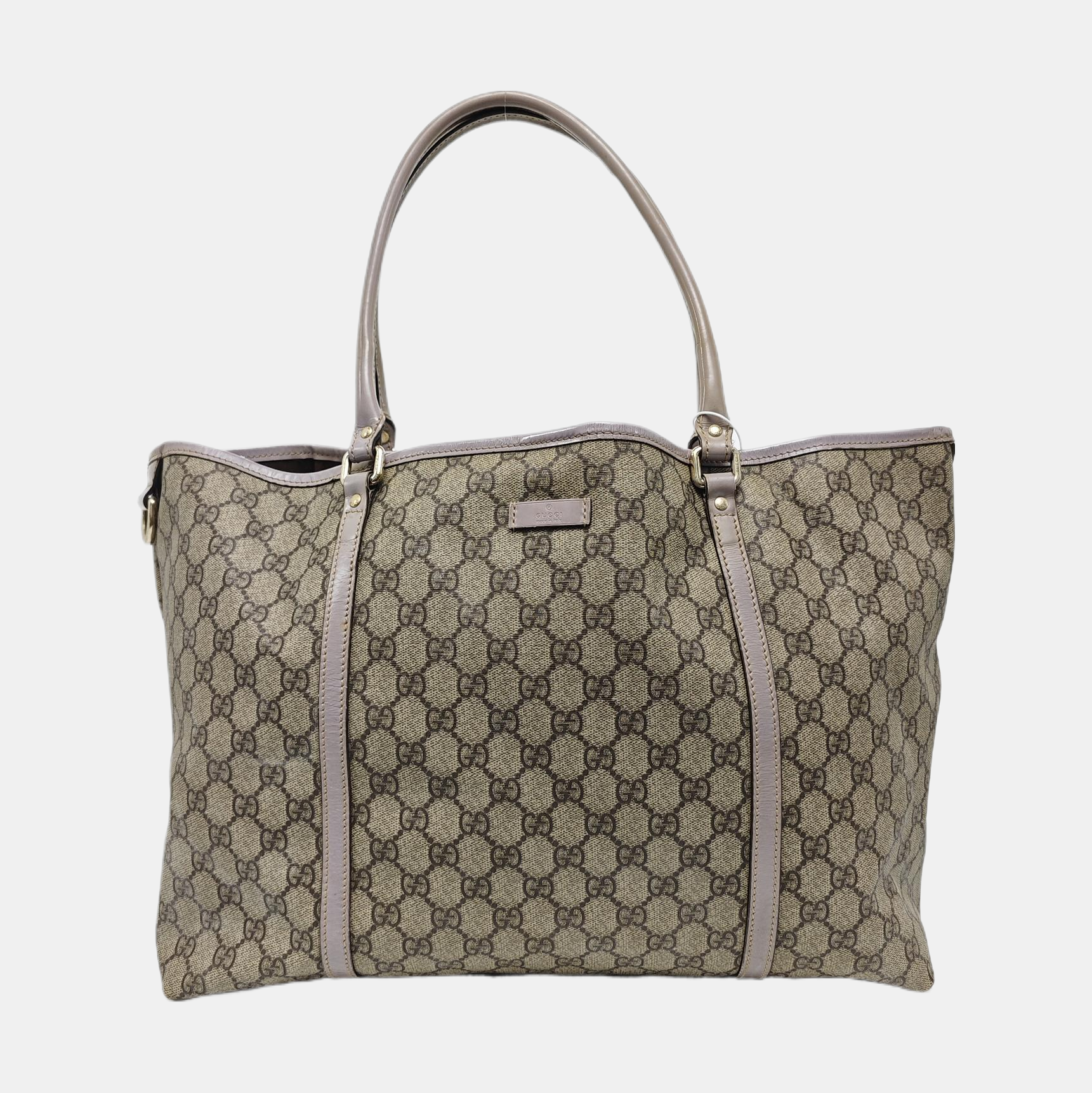 Monogram Coated Canvas Beige