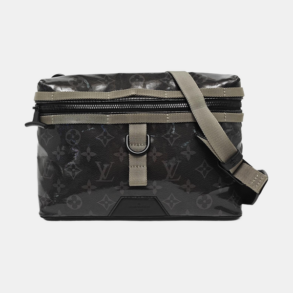 Monogram Coated Canvas PM Gray