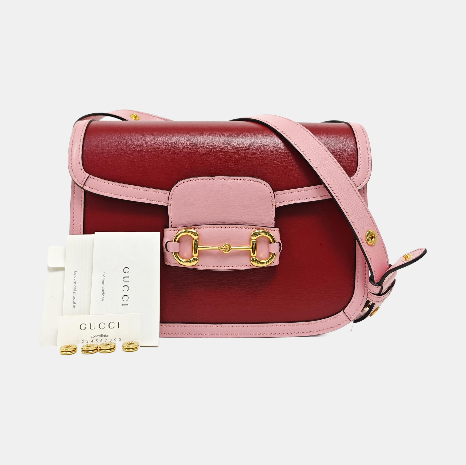 Horsebit 1955 Small Calfskin Red