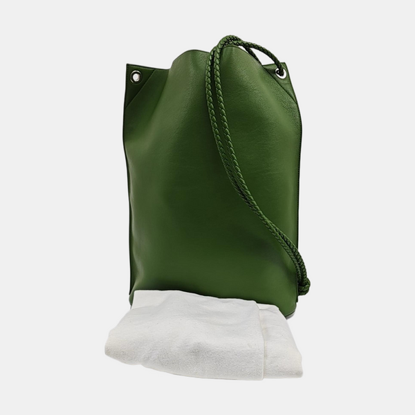 Calfskin Bucket Bag Green