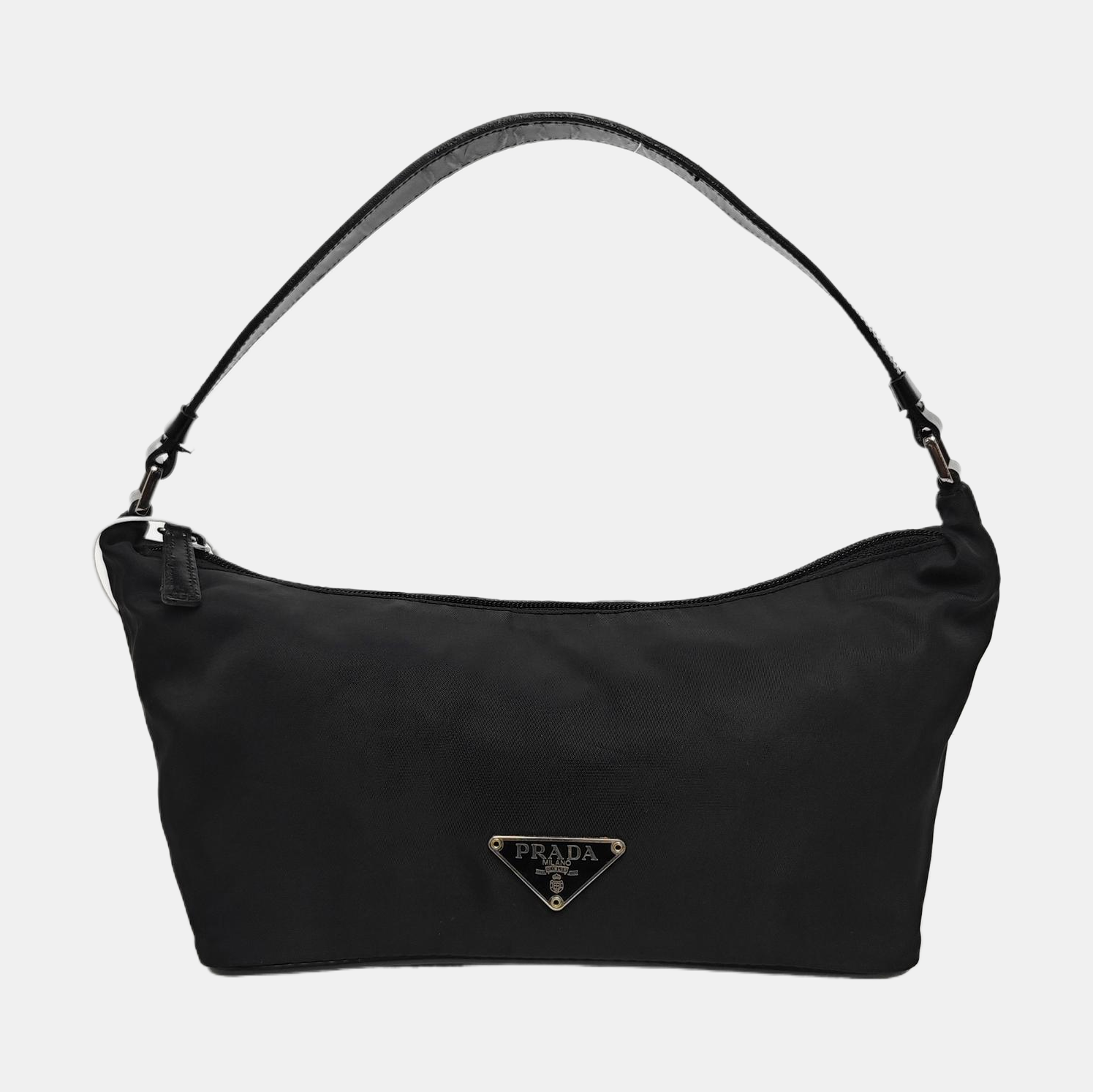 Nylon Shoulder Bag Black