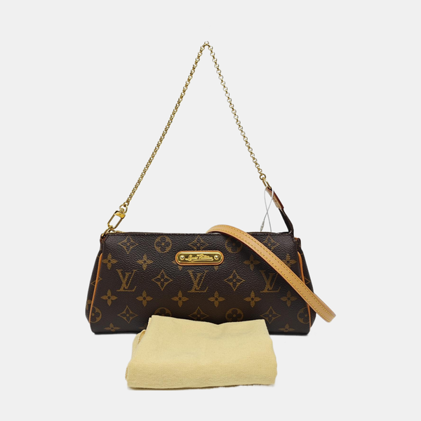 EVA Monogram Coated Canvas Brown