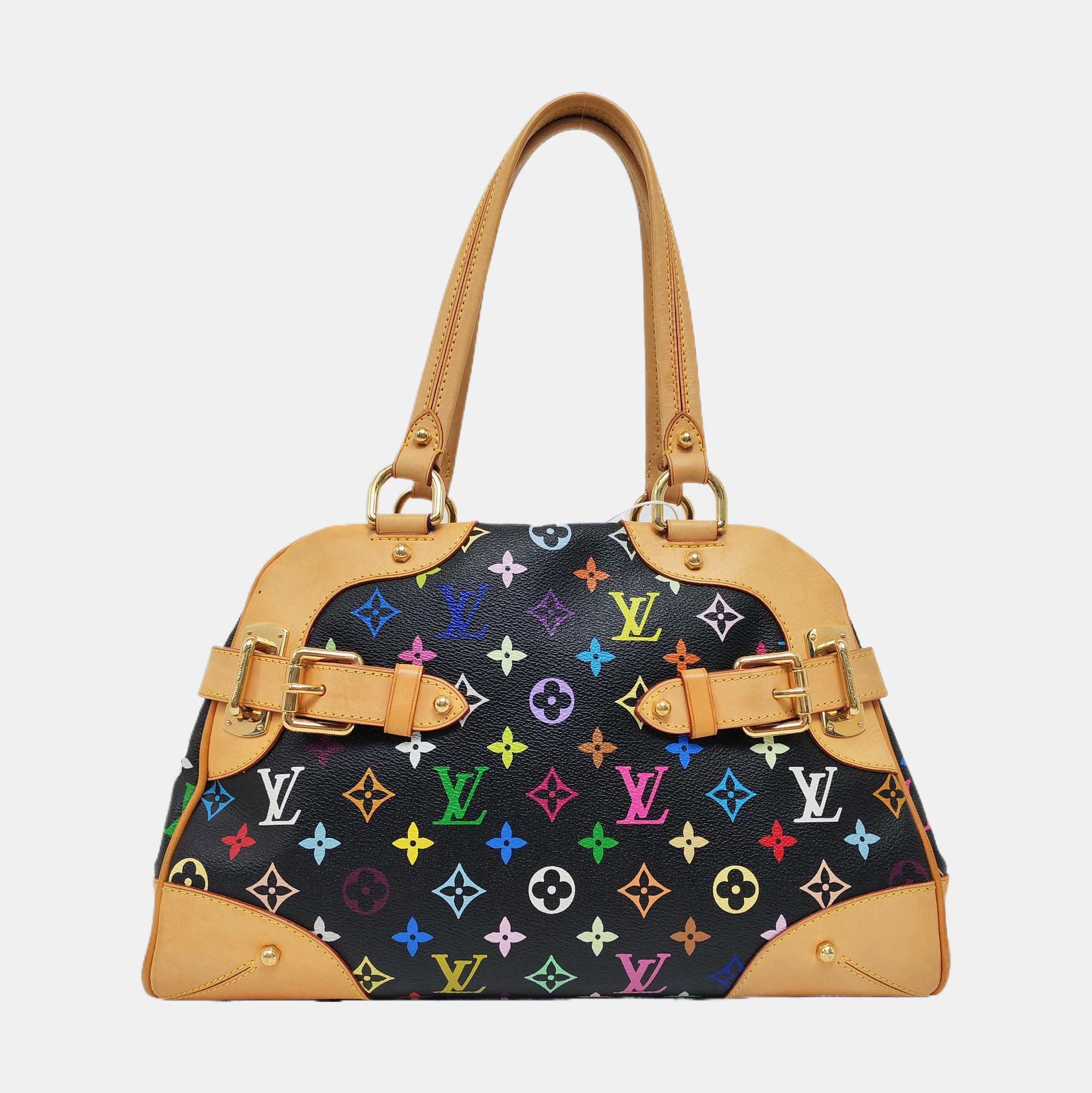 CLAUDIA Monogram Coated Canvas Black