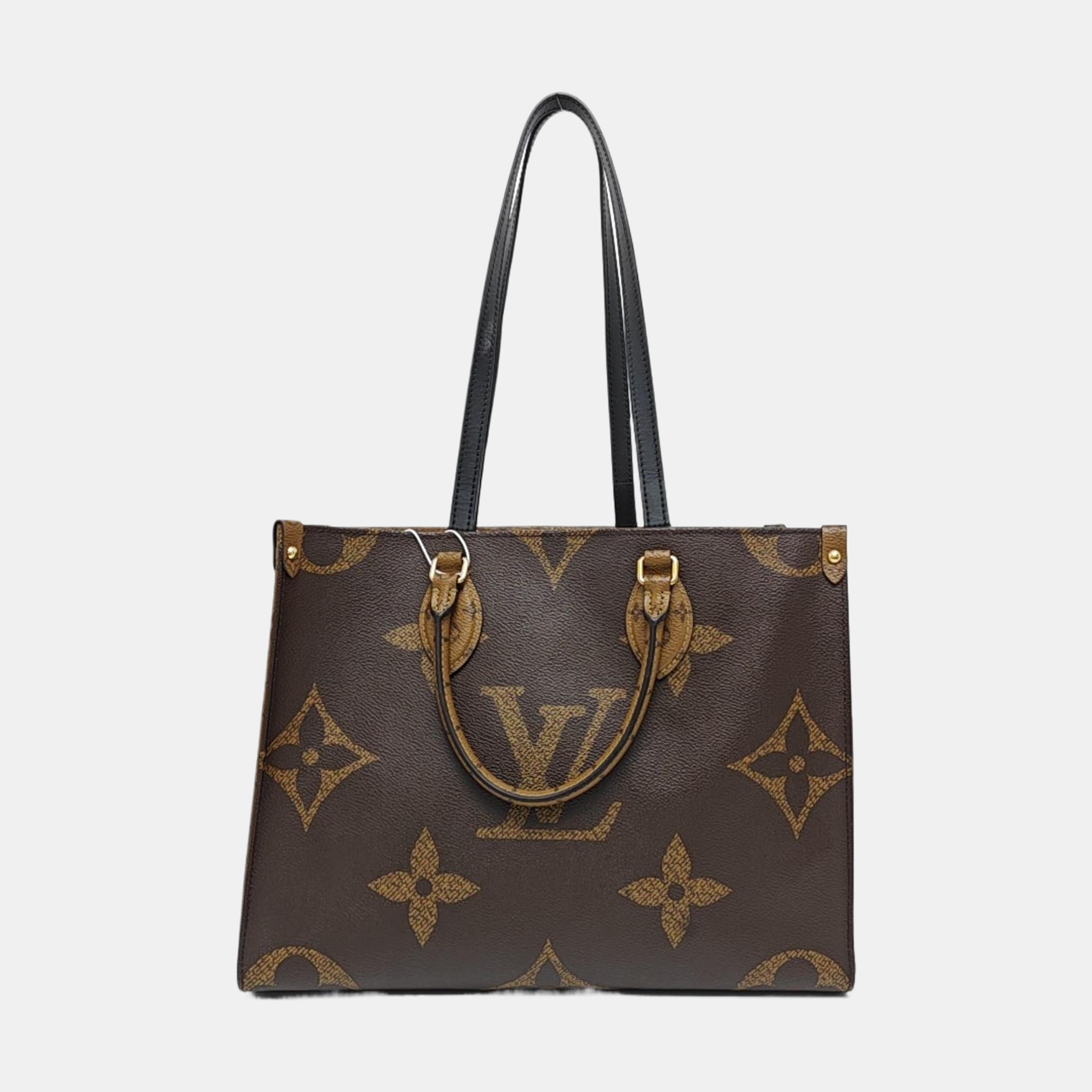 ONTHEGO MM Monogram Coated Canvas Brown