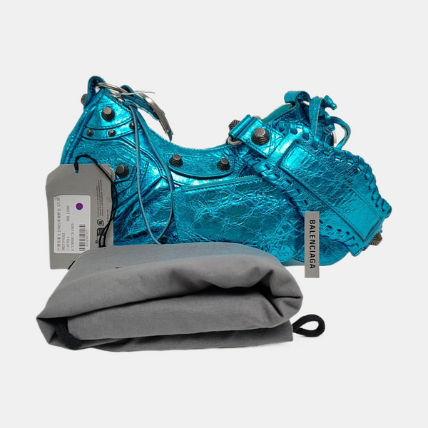 Le Cagole Small Lambskin Blue
