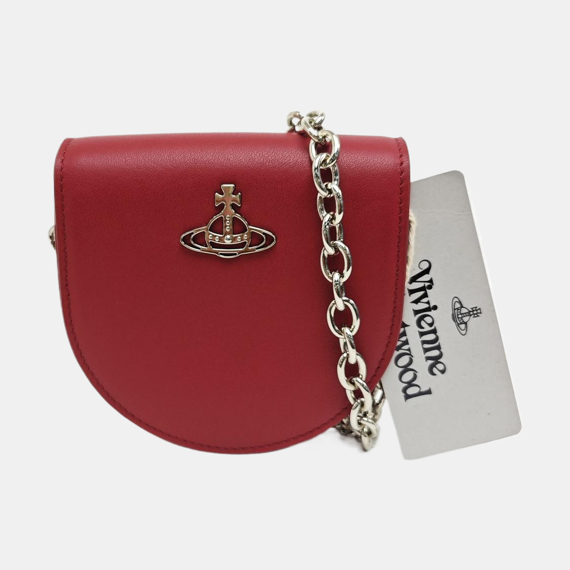 Calfskin Shoulder Bag Red