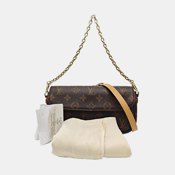 IVY Monogram Coated Canvas Brown