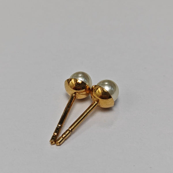 Metal Gold Earrings