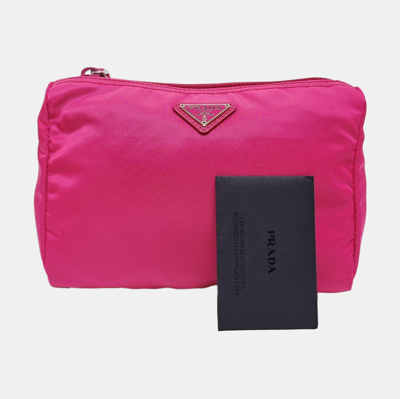 Nylon Clutch Red