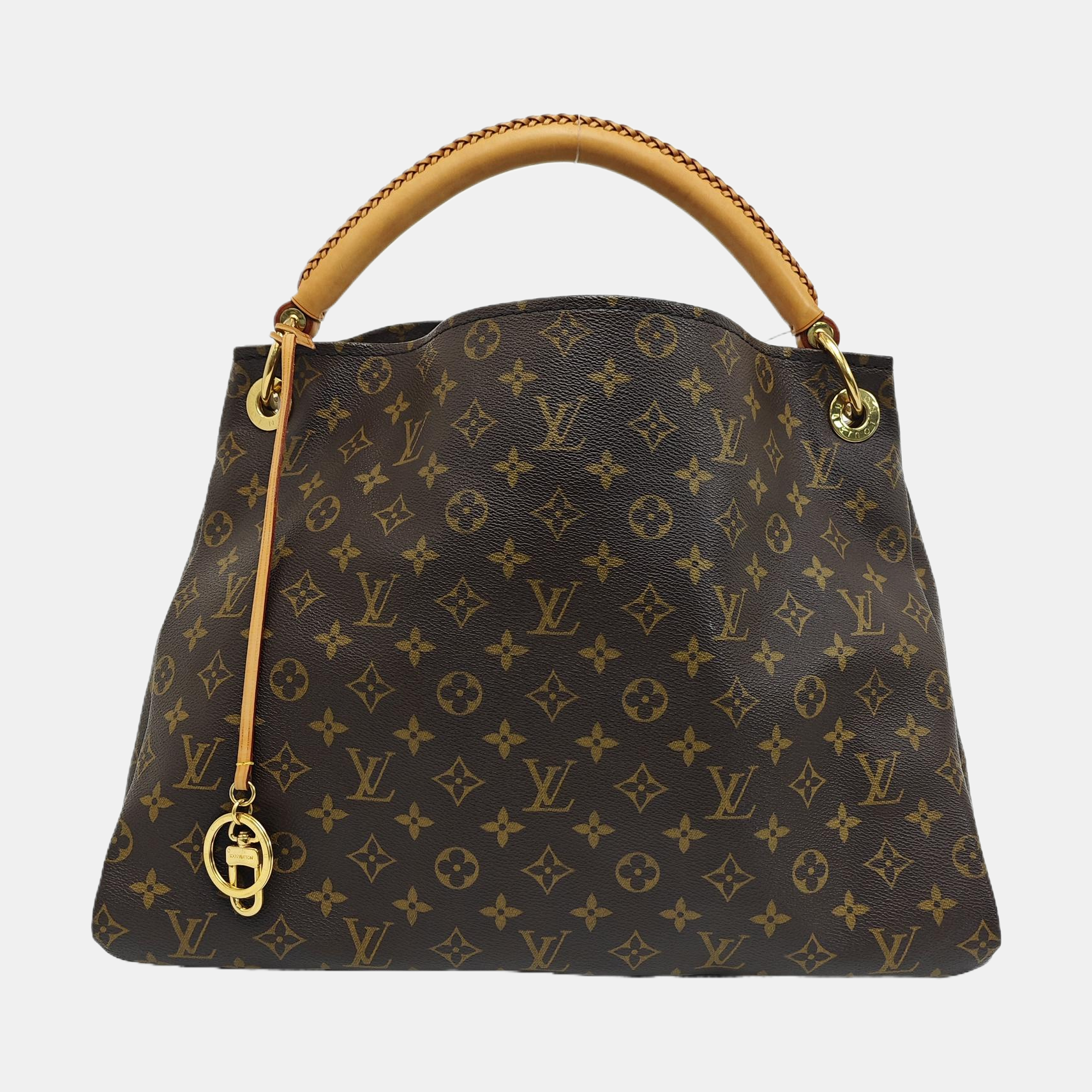 ARTSY MM Monogram Coated Canvas Brown