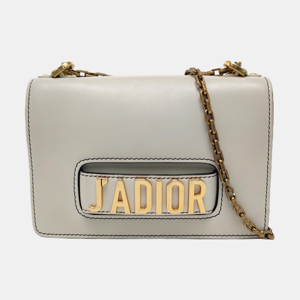 J'adior Calfskin White