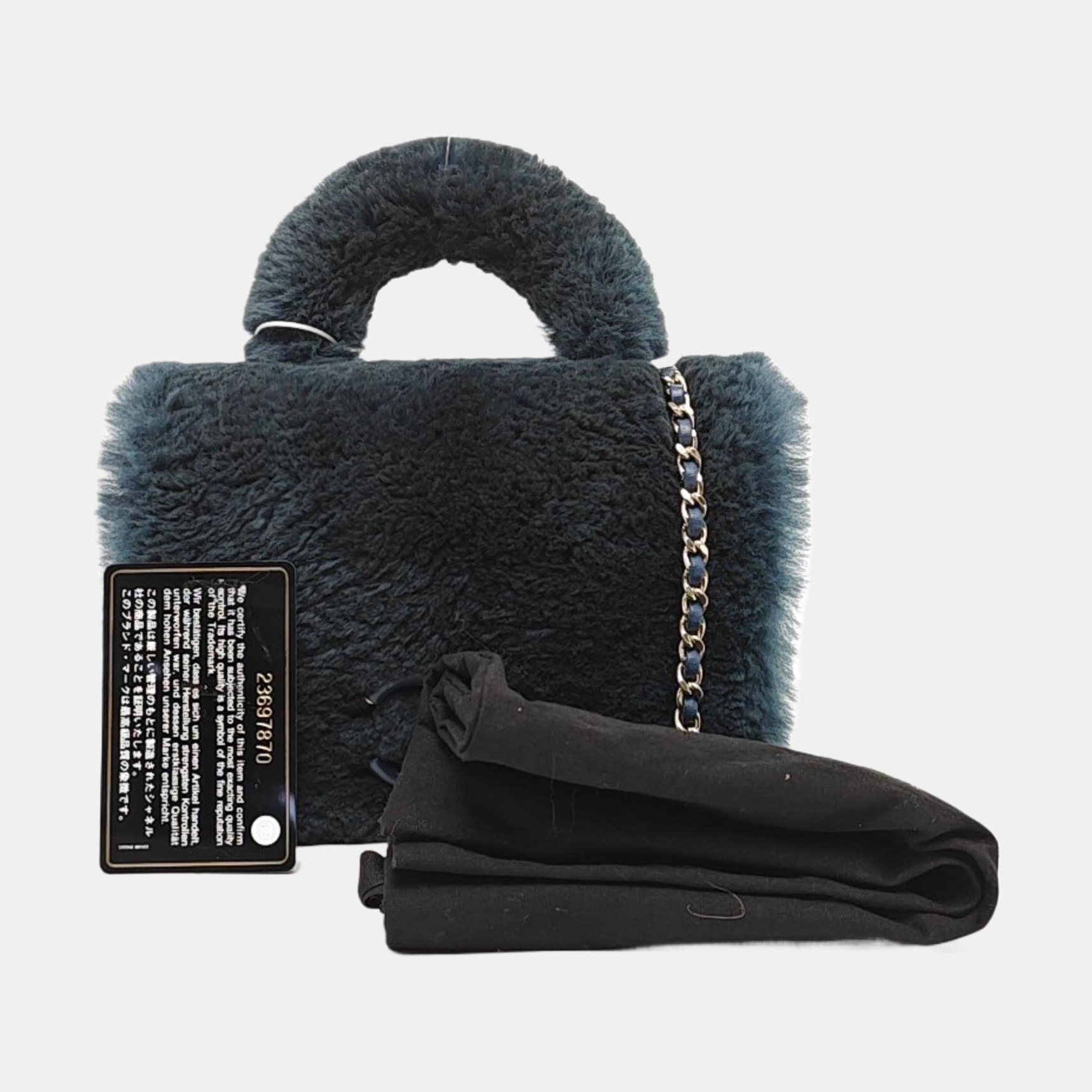 Small Rabbit Fur Blue