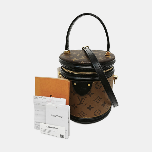 CANNES PM Monogram Coated Canvas Brown