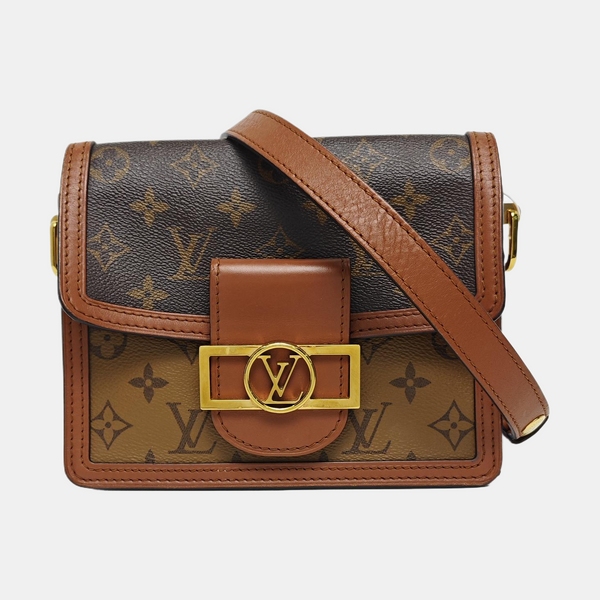 DAUPHINE Mini Coated Canvas Brown