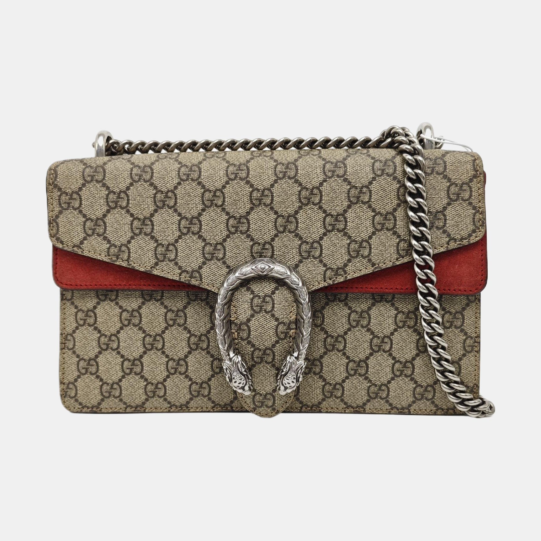 Dionysus Small Monogram Coated Canvas Black