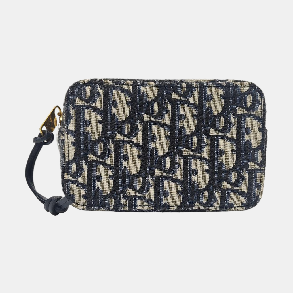 Oblique Canvas Belt Bag Beige