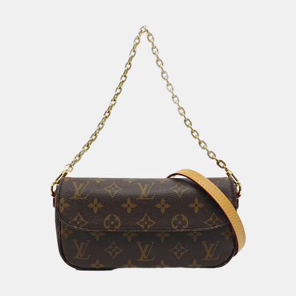 IVY Monogram Coated Canvas Brown