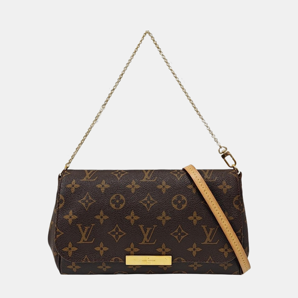 FAVORITE MM Monogram Coated Canvas Brown