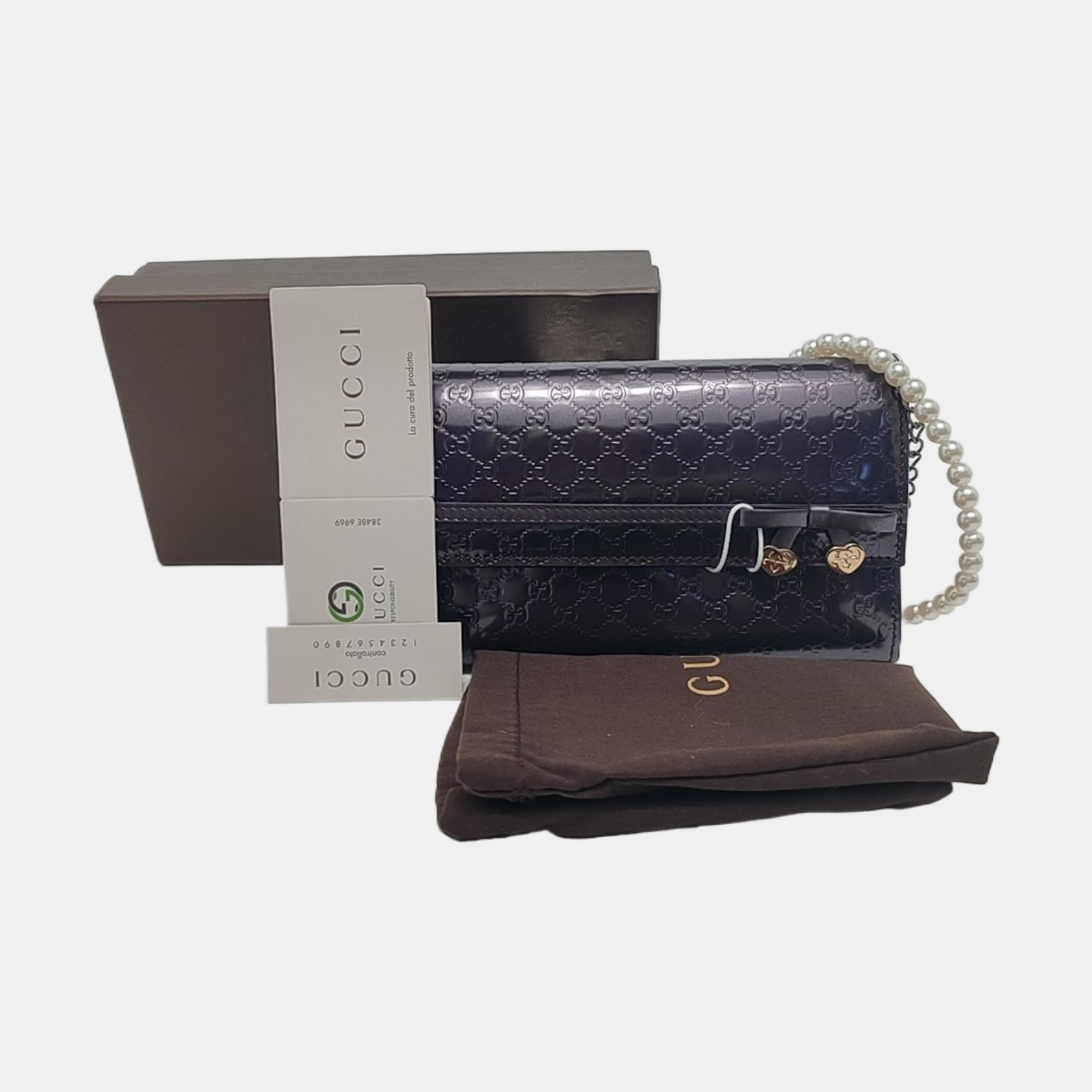 Monogram Calfskin Wallet Purple