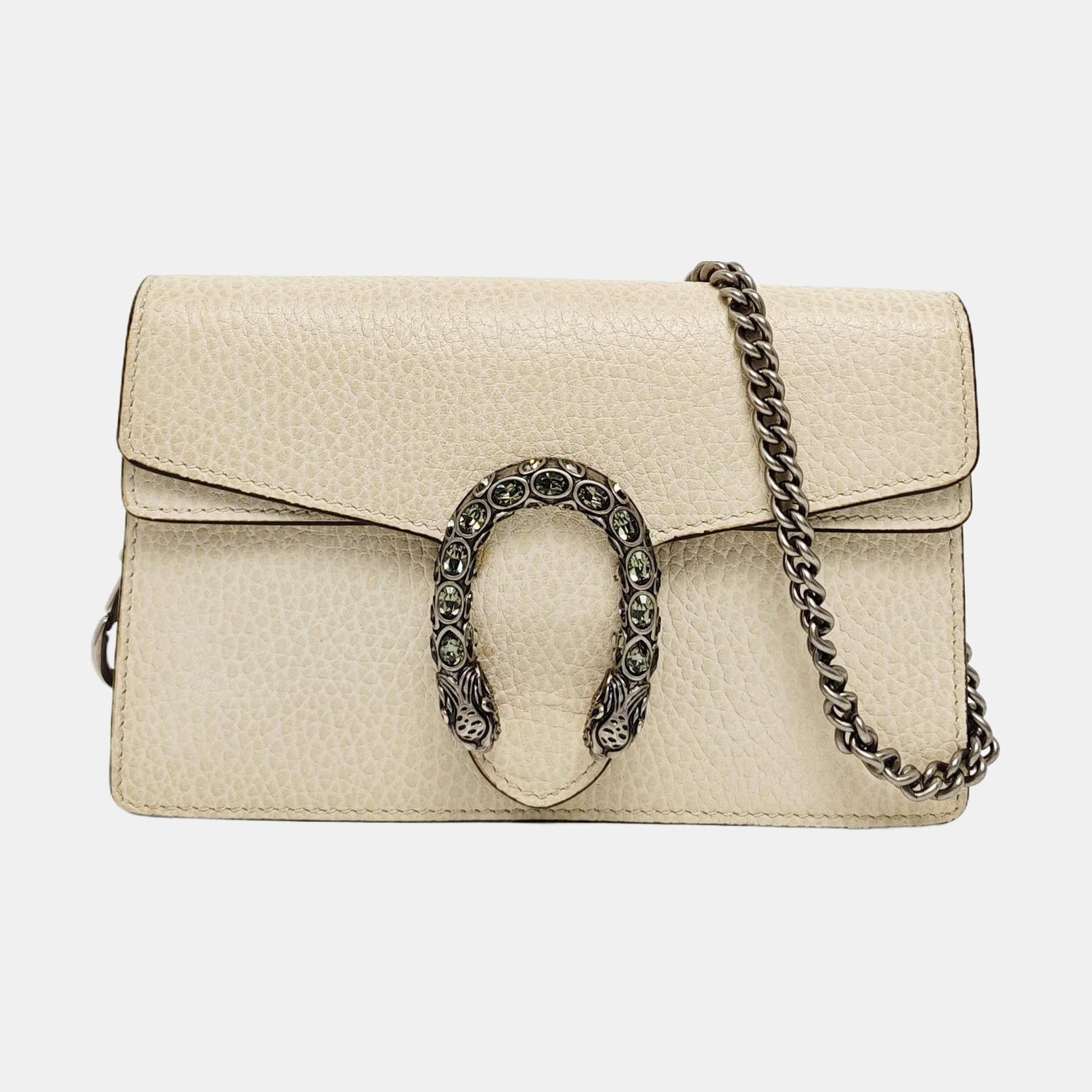 Dionysus Super Mini Calfskin White