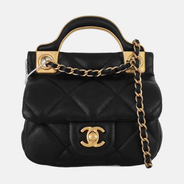 Quilted Calfskin Black