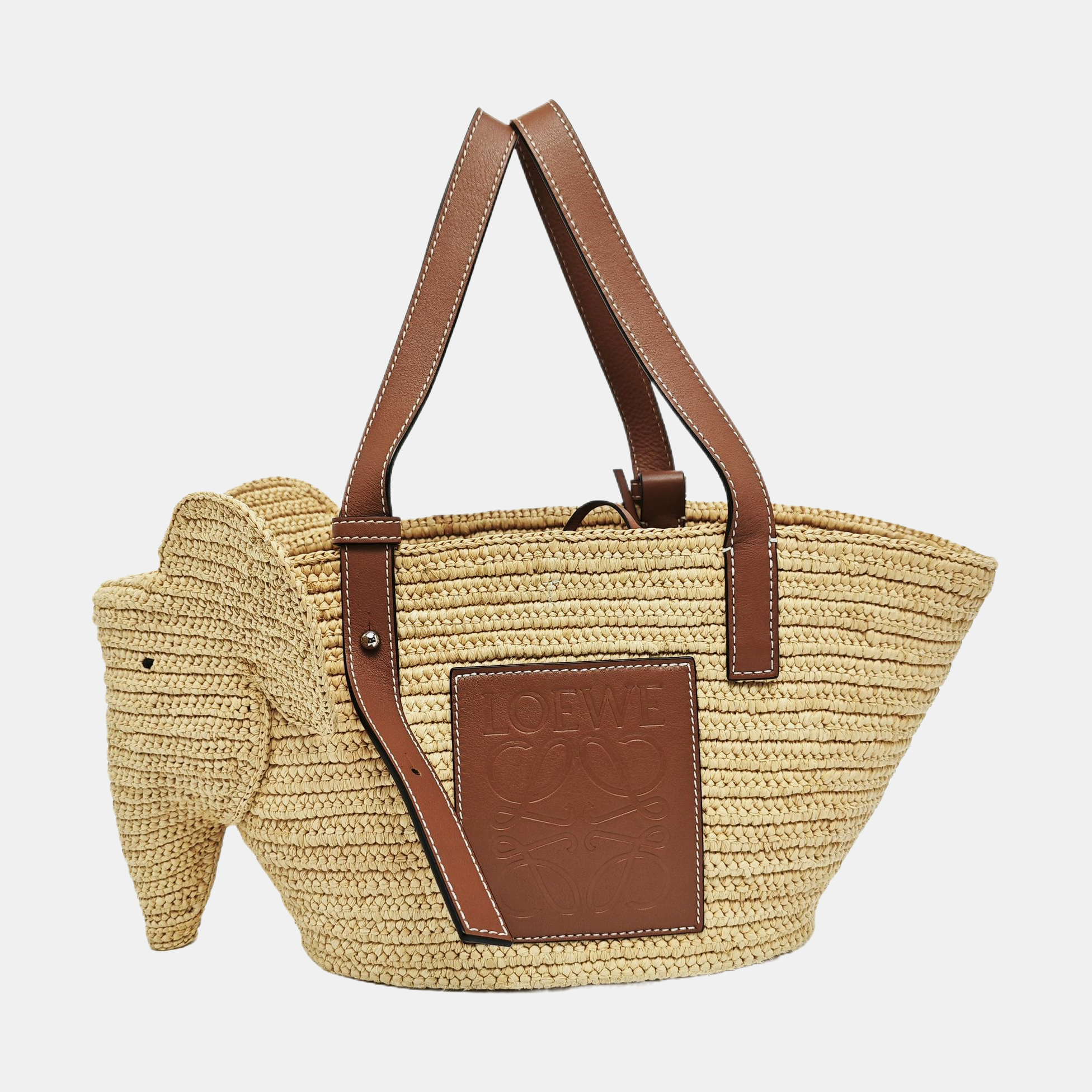 Basket Small Straw Beige