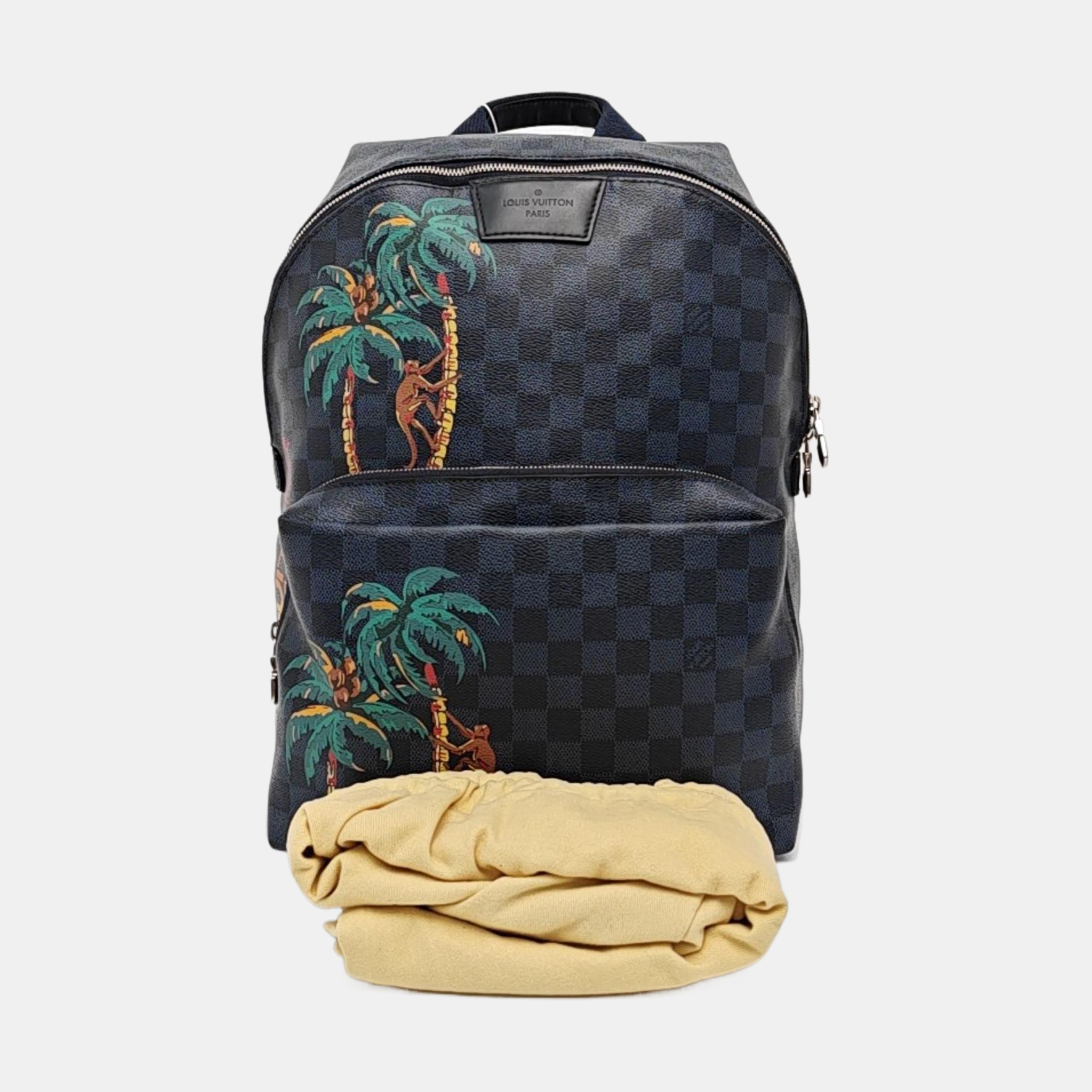 APOLLO Damier Coated Canvas Blue