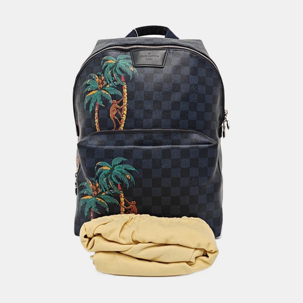 APOLLO Damier Coated Canvas Blue