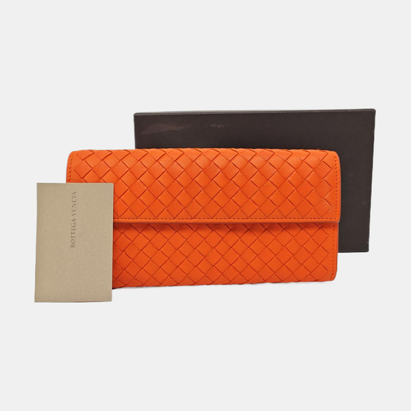 Calfskin Wallet Orange