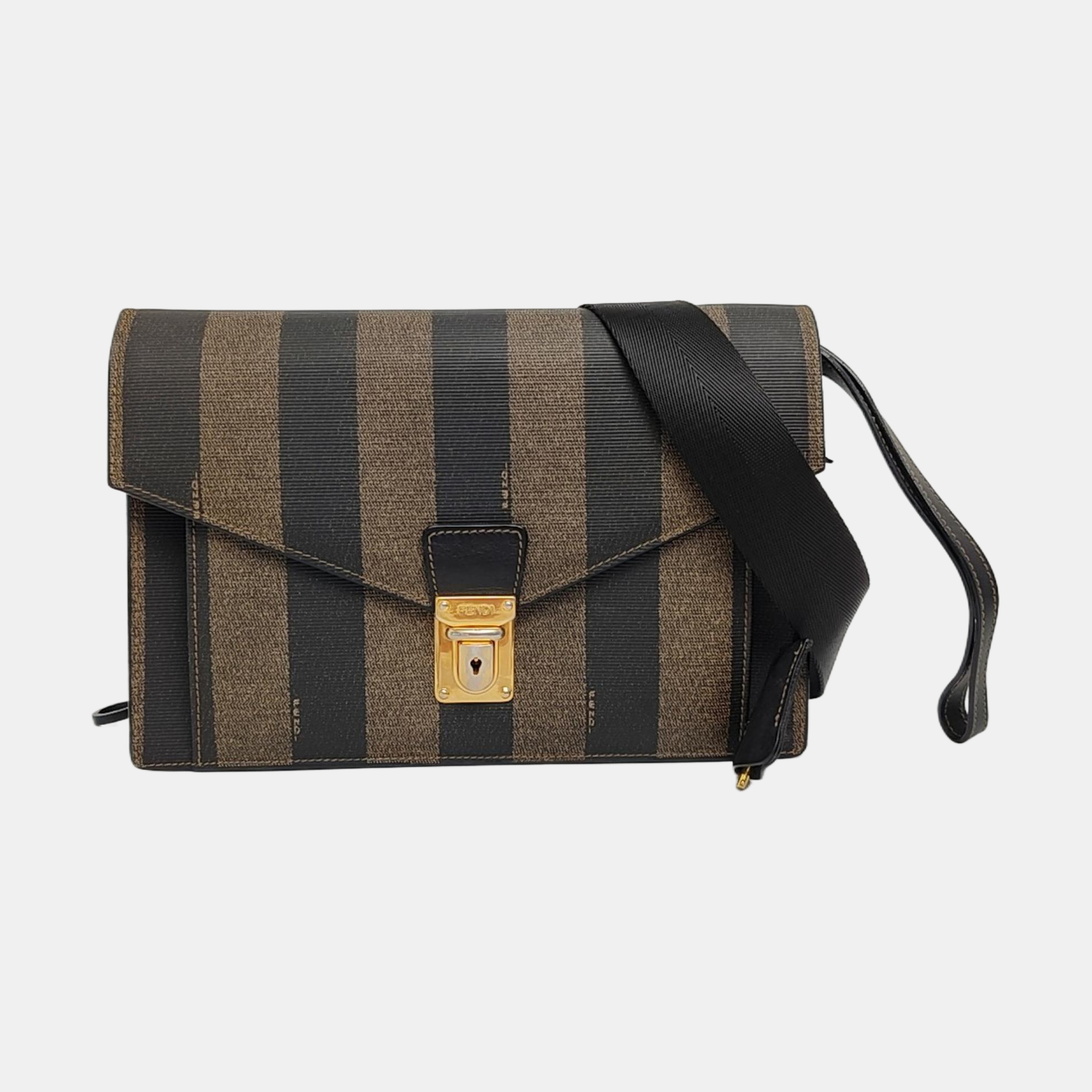 Pequin Coated Canvas Brown