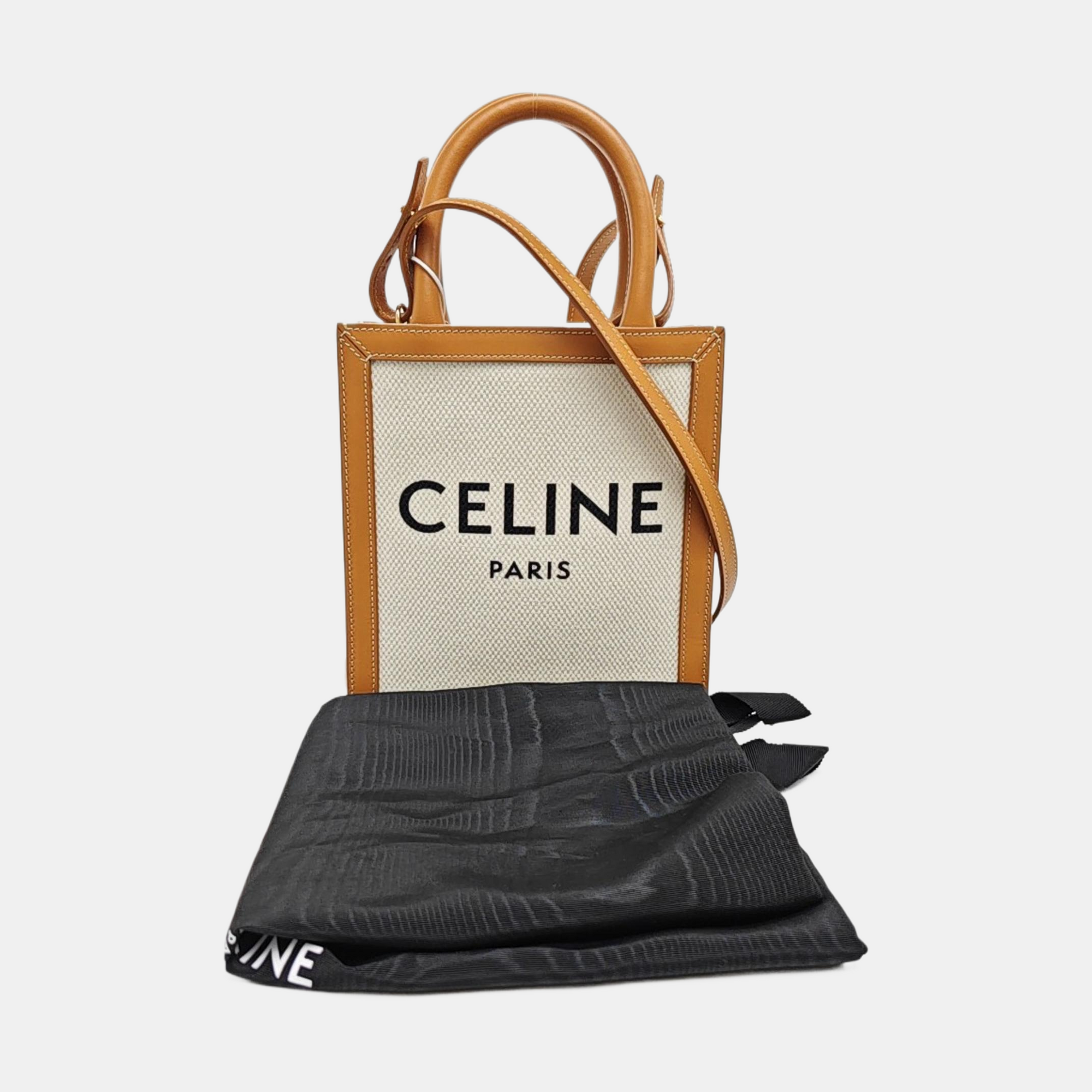 CABAS CELINE Mini Canvas White