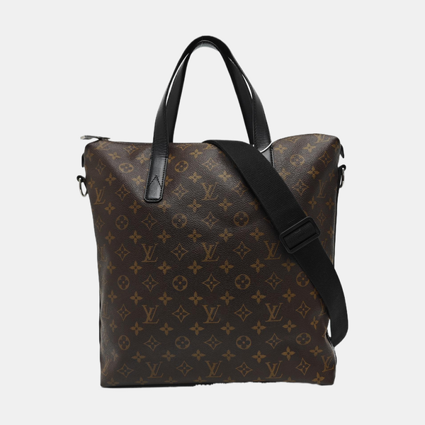 KITAN Monogram Coated Canvas Brown