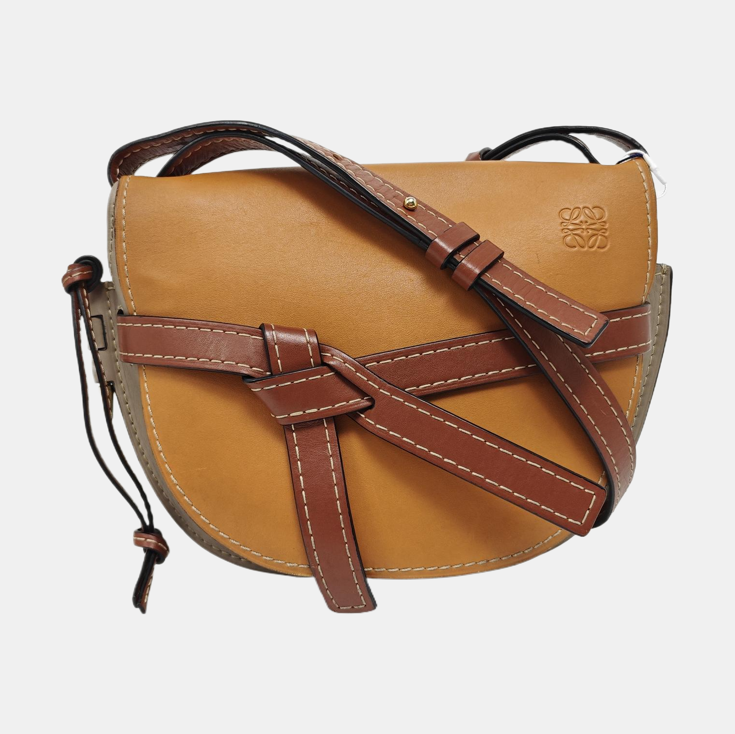 Gate Small Calfskin Brown