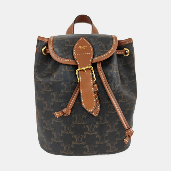 TRIOMPHE Mini Coated Canvas Brown
