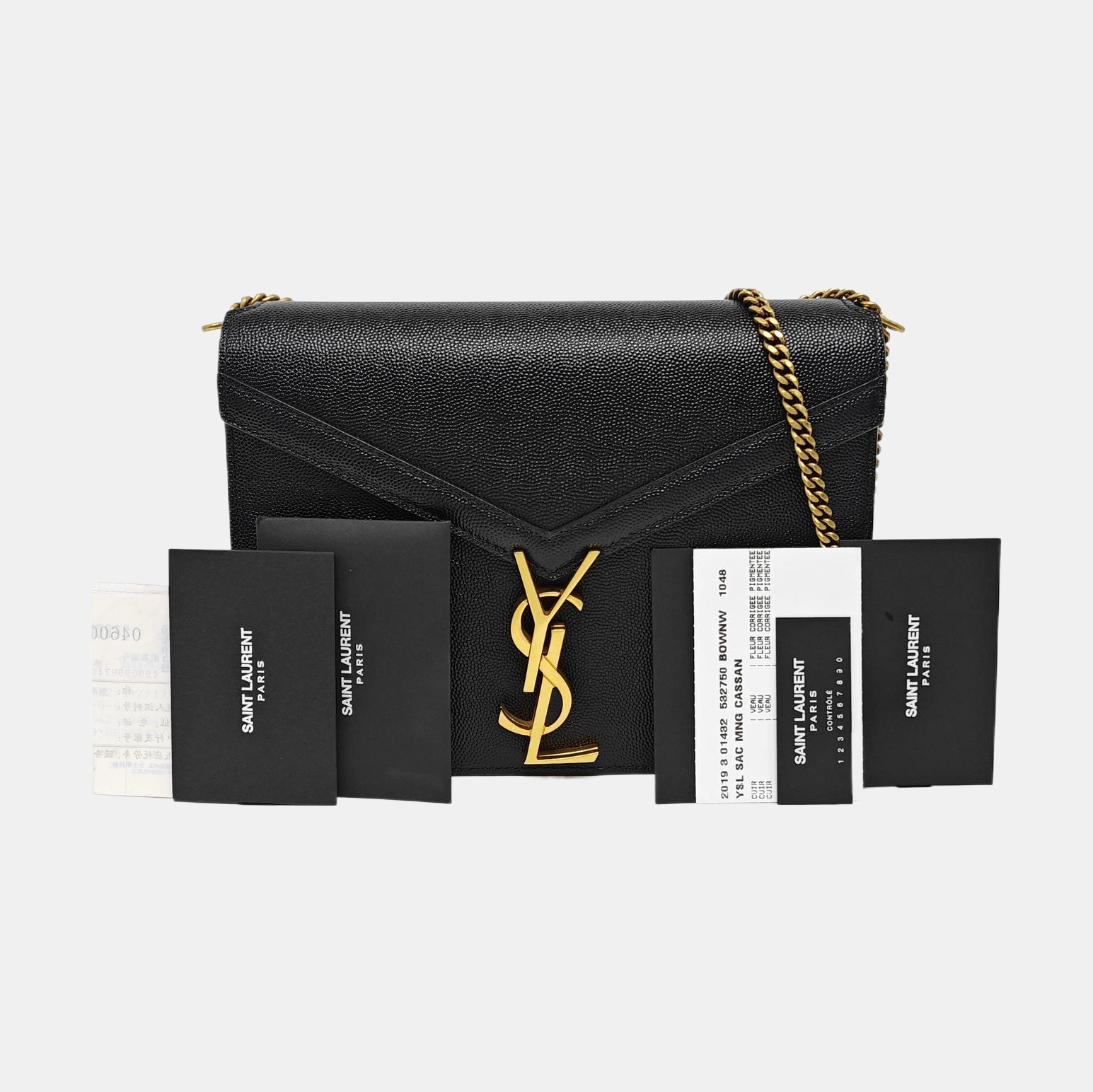 CASSANDRA Calfskin Black