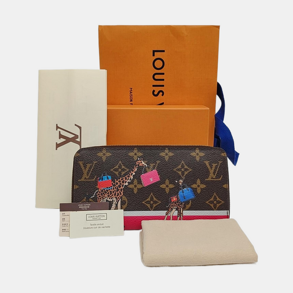 ZIPPY Monogram Coated Canvas Brown Wallet