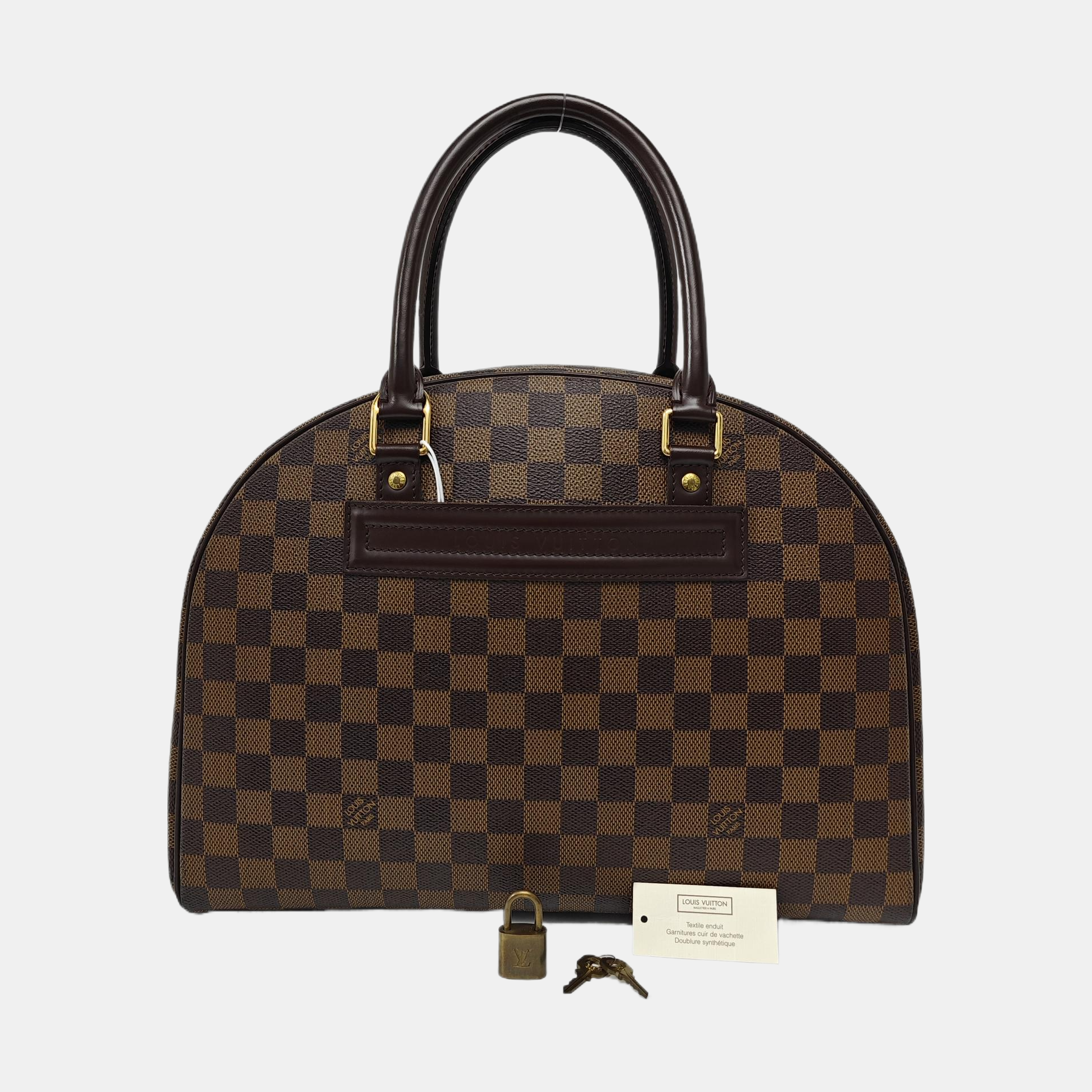 NOLITA Damier Ebene Coated Canvas Brown