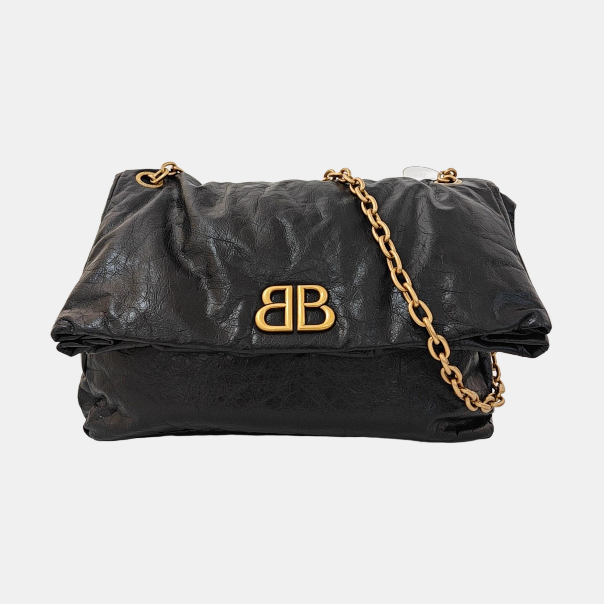 Monaco Large Calfskin Black