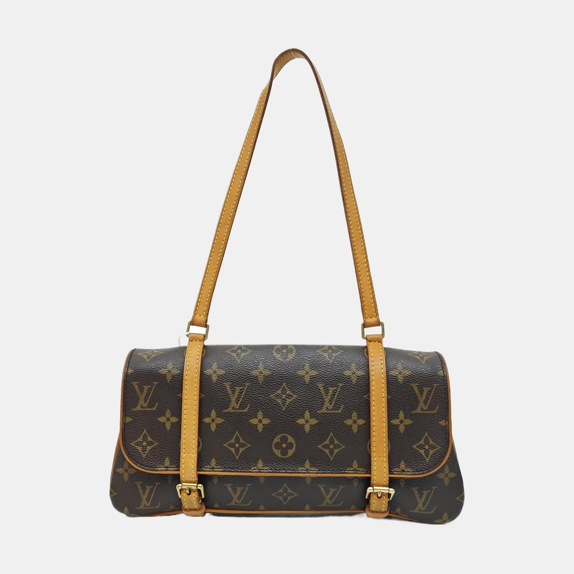 MARELLE Monogram Coated Canvas Brown