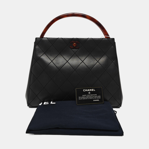 Quilted Lambskin Black
