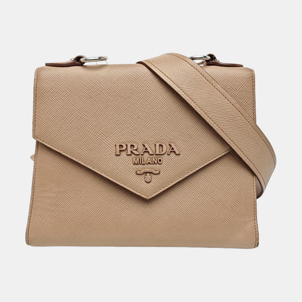 Monochrome Saffiano Calfskin Beige