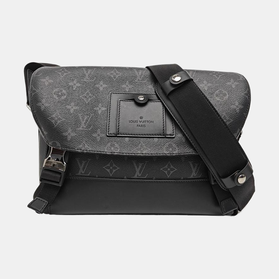 VOYAGER PM Monogram Coated Canvas Black