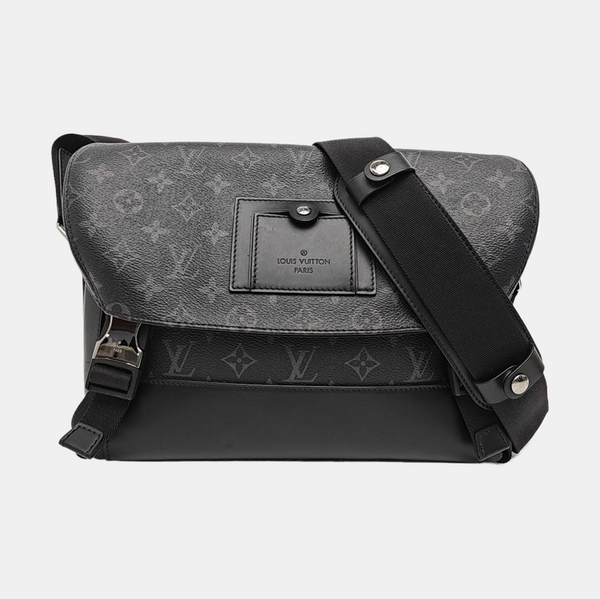 VOYAGER PM Monogram Coated Canvas Black