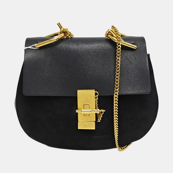 Drew Medium Calfskin Black