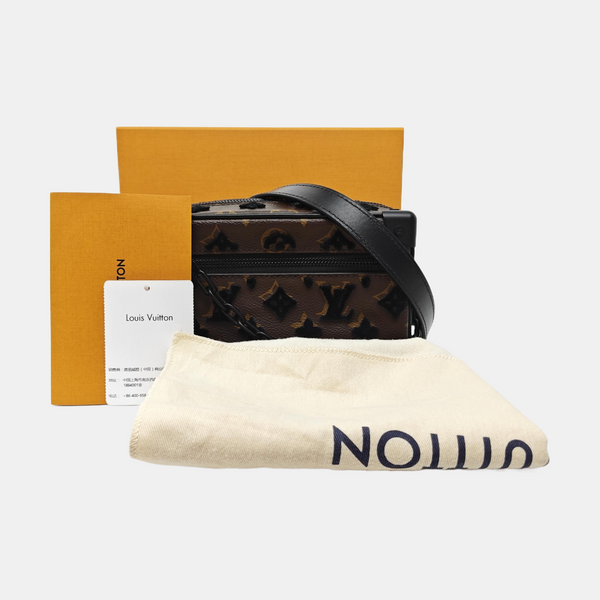 SOFT TRUNK Mini Monogram Coated Canvas Brown