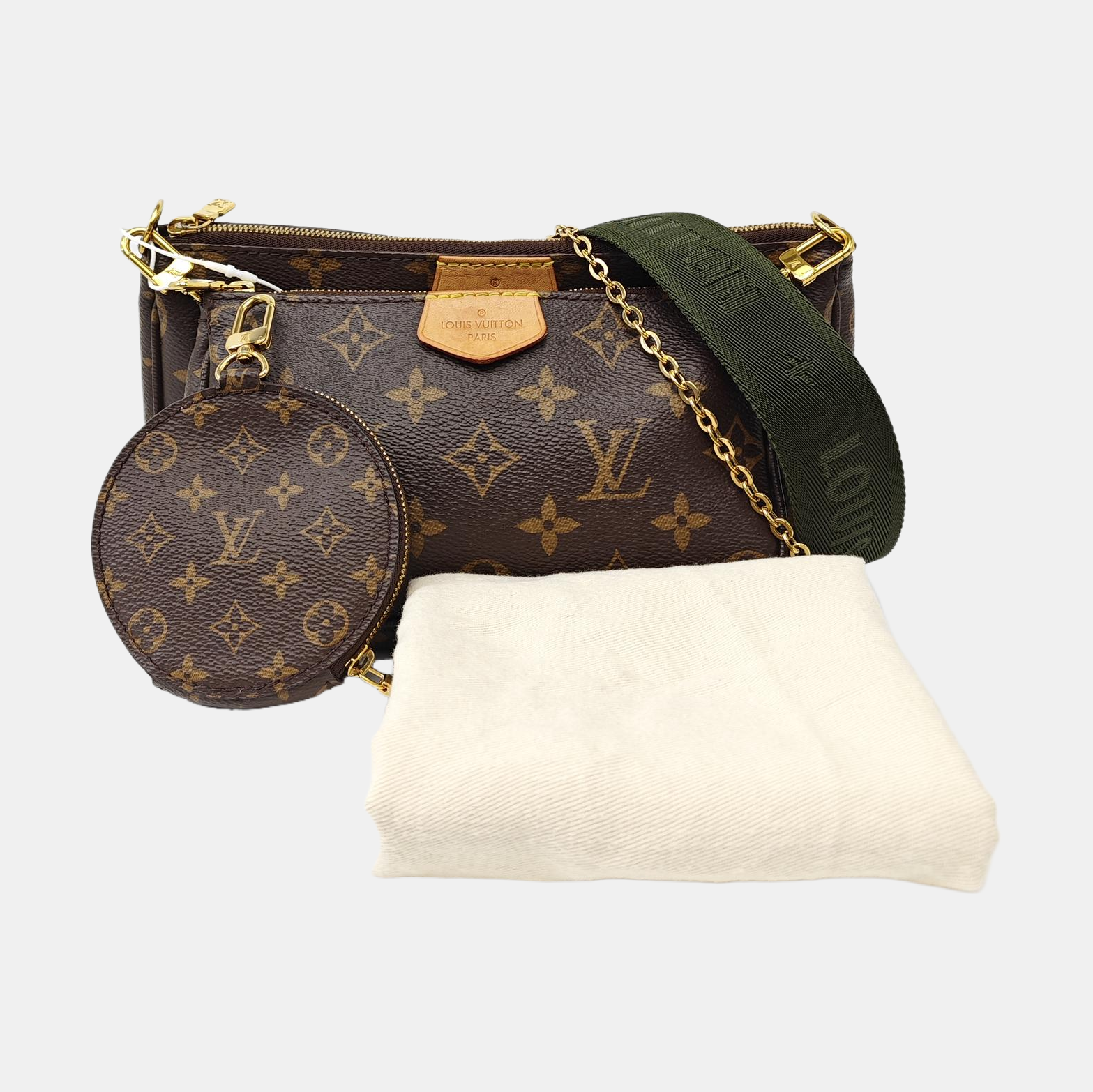 MULTI Monogram Coated Canvas Brown